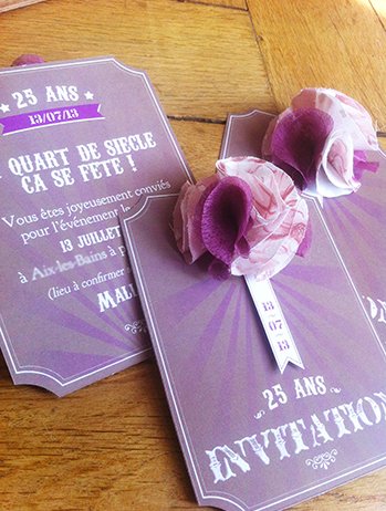 Invitation Anniversaire 25 Ans Invitation Anniversaire 25 Ans