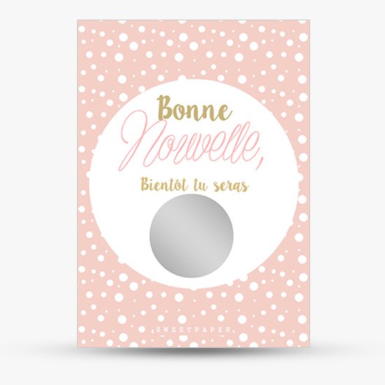 Carte annonce originale grossesse - marraine – Seven Paper