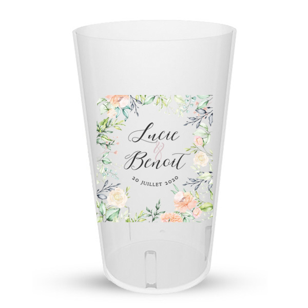 Gobelet Personnalisé Mariage Ecocup Réutilisable Cadeau invité -  France