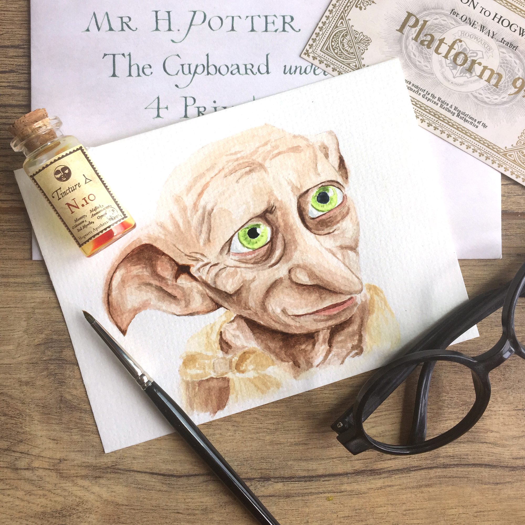 Dobby à l'aquarelle - À partir de 14€