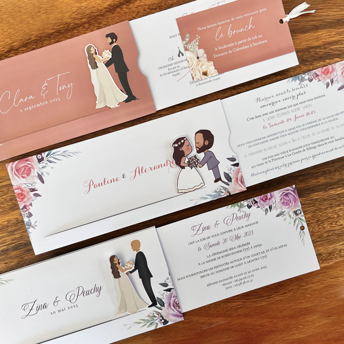 Faire Part Mariage Original Faire Part Mariage Bois Personnalis 